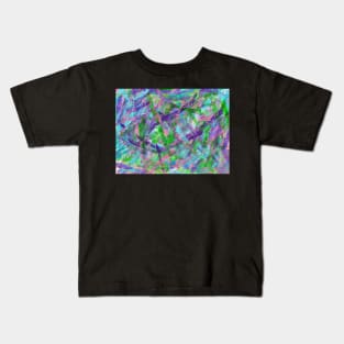 Spring Awakening: Abstract Painting Kids T-Shirt